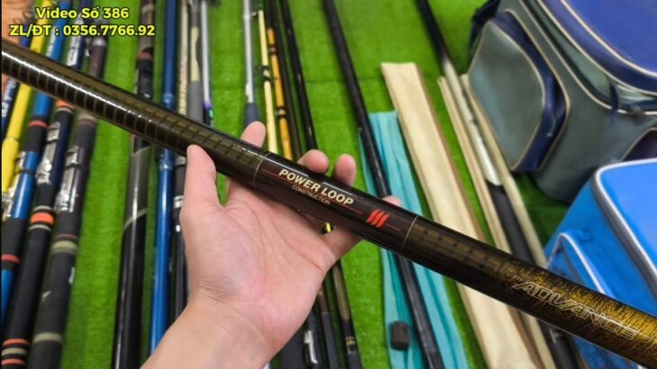 Video Số 386 : Thùng mini Nhật bãi – Cần Tay Daiwa 9m – NFT 10m Xoắn Hai Da Japan