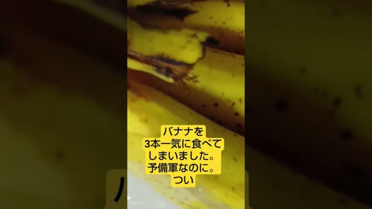 【食べてしまいました】　バナナって飲み物ですよね？　　 #糖尿病 #糖尿病予防 #shorts