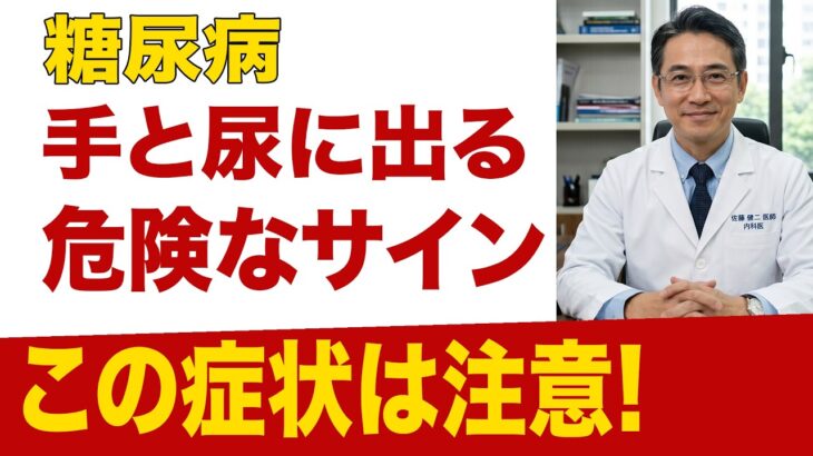糖尿病の危険サイン見逃すな！手と尿に現れる異変と血糖値を下げる意外な習慣とは？