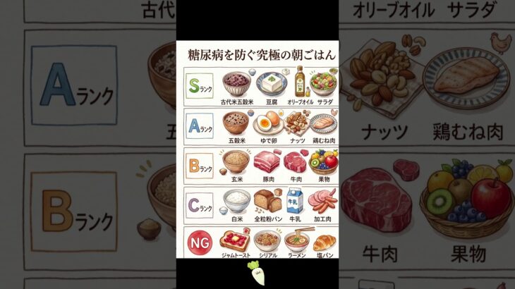 糖尿病を防ぐ！最強の朝ごはんランキング