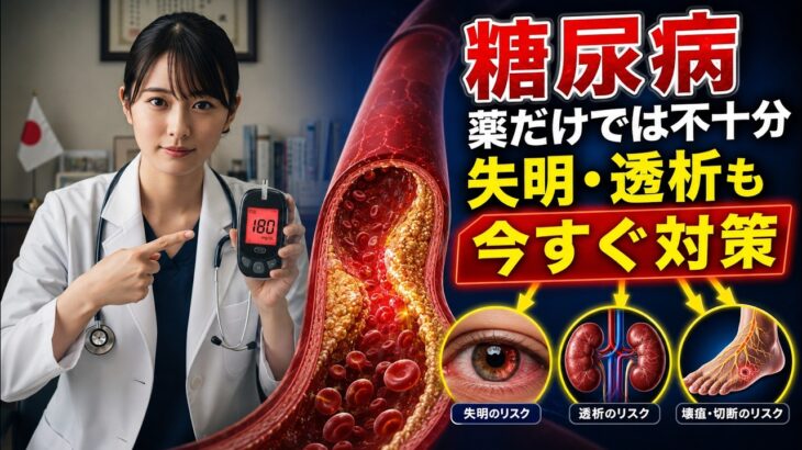 糖尿病は改善できる｜医師が教える血糖値を下げる生活習慣と老後の健康