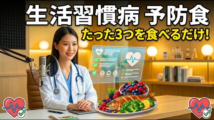 この食べ物を食べるだけで高血圧・糖尿病・心臓病が予防できます — 生活習慣病を抑える食事完全ガイド