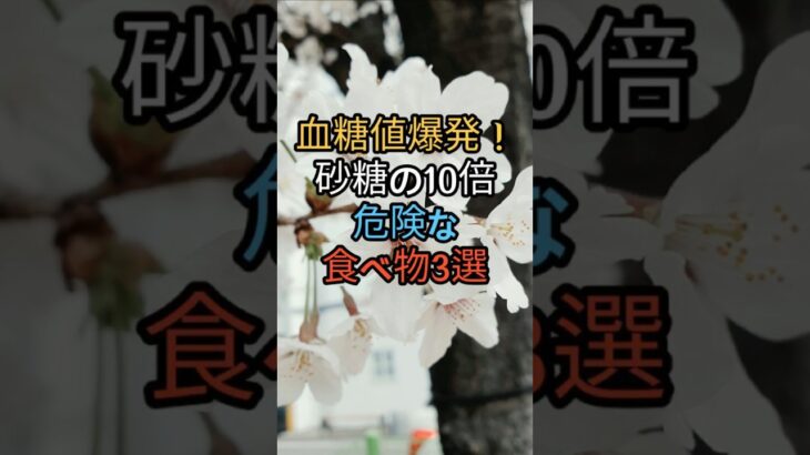血糖値爆発！砂糖の10倍危険な食べ物3選 #血糖 #血糖値 #演歌 #糖尿病 #糖尿病予防