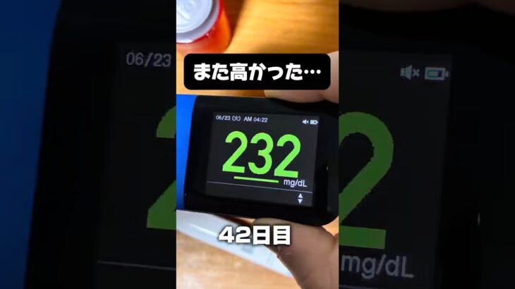 糖尿病を1年半放置した結果【42日目】