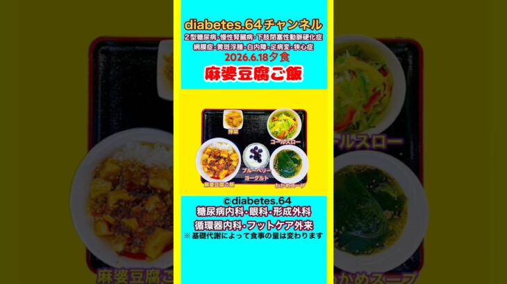 【麻婆豆腐ご飯】 塩分は1日5g#2型糖尿病#CKD#LEAD#狭心症#白内障#食事療法#自炊記録#提出用画像