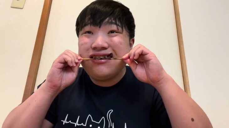 焼き鳥食べる糖尿病おデブ20歳