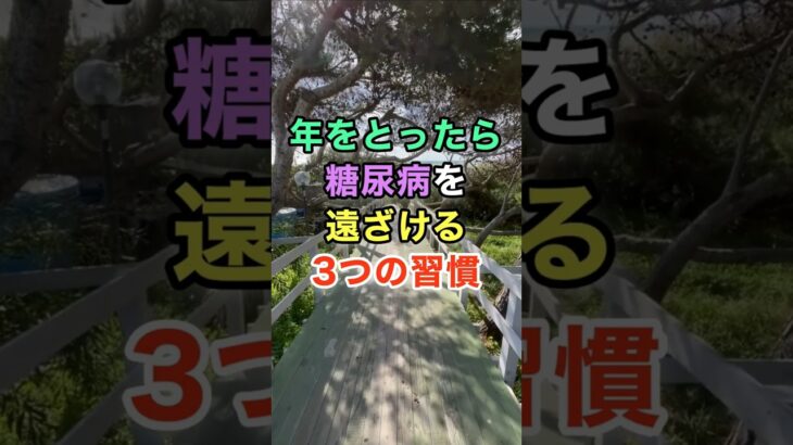 年をとったら糖尿病を遠ざける3つの習慣　#知恵 #名言 #開運 #雑学