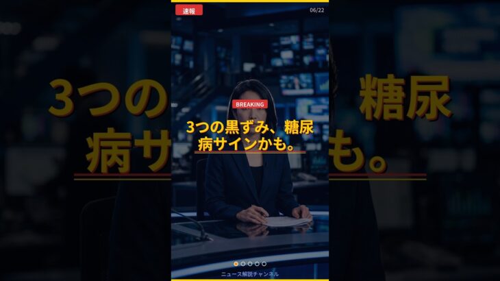 【速報】首の黒ずみが糖尿病のサイン？健診正常でも隠れ糖尿病の初期症状3選