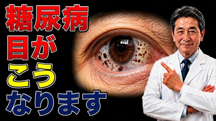 気づいた時には手遅れ：糖尿病が静かに目を壊す3つの危険な変化
