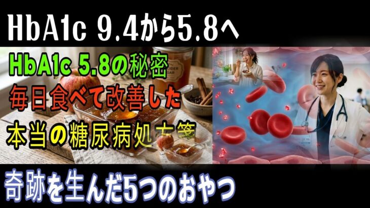 3か月で糖尿病改善医師も隠したおやつの秘密