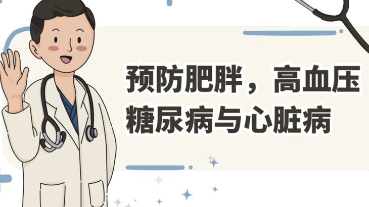 日常生活中 预防肥胖、高血压、糖尿病与心脏病 的关键细节《社区健康讲座》| 新西兰33中文台