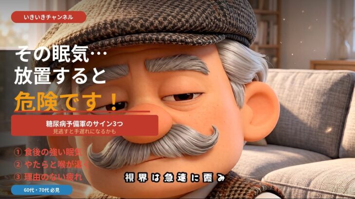 糖尿病予備軍のサイン3つ｜見逃すと手遅れになるかも【60代・70代必見】