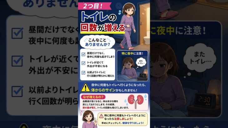【絶対チェック🥺】「ただの疲れ？」は危険サイン💦見逃しがちな糖尿病の初期症状5選🎀✨ #健康 #雑学 #心理学