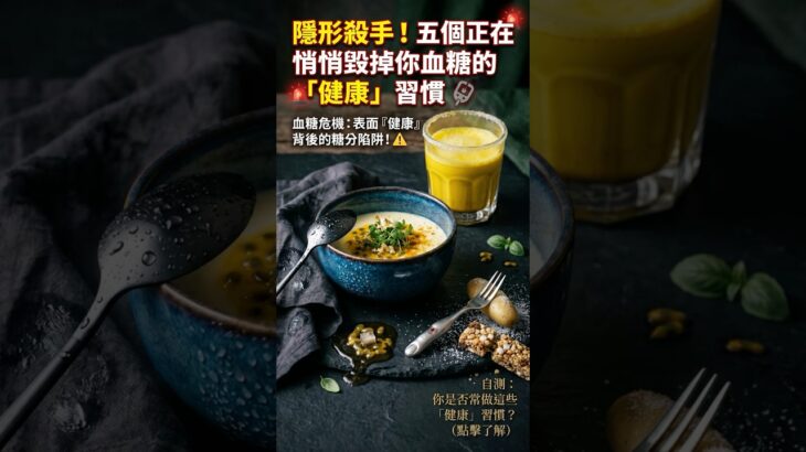 5 个看似“健康”的习惯，却悄悄导致血糖飙升 📉 #糖尿病 #血糖控制 #健康飲食 #生命方程式
