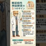 糖尿病性神経障害の5つのサイン#糖尿病性神経障害 #健康知識#医療#ためになる#知っておきたい#セルフチェック#5つのサイン