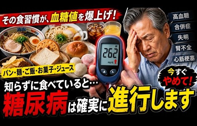 50代男性は要注意！糖尿病を悪化させる毎日の習慣