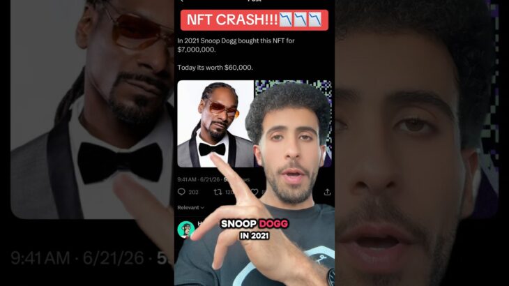 $7 MILLION NFT TO $60,000!!!📉#nft #nfts #art #crypto #cryptok