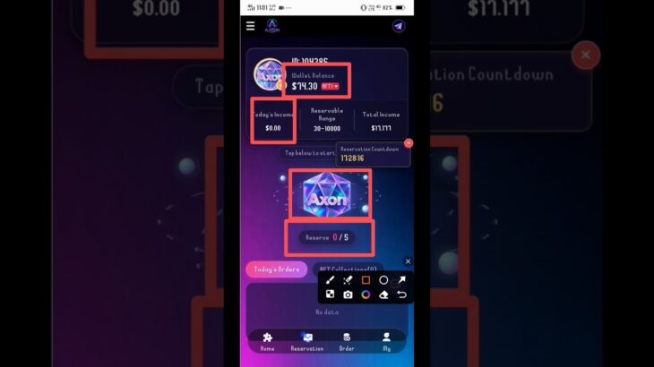 Axon NFT Daily Task || Axon NFT Reservation