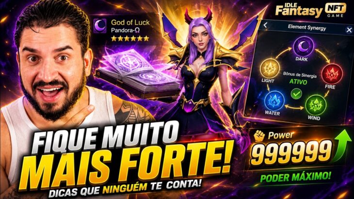 COMO GANHAR MUITO PODER RÁPIDO no Idle Fantasy – Novo Jogo NFT Idle da Cross