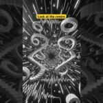⚠️ Flash warning: Infinite monochrome matrix. #psychedelic #psychedelictrance #nft #shorts #youtube