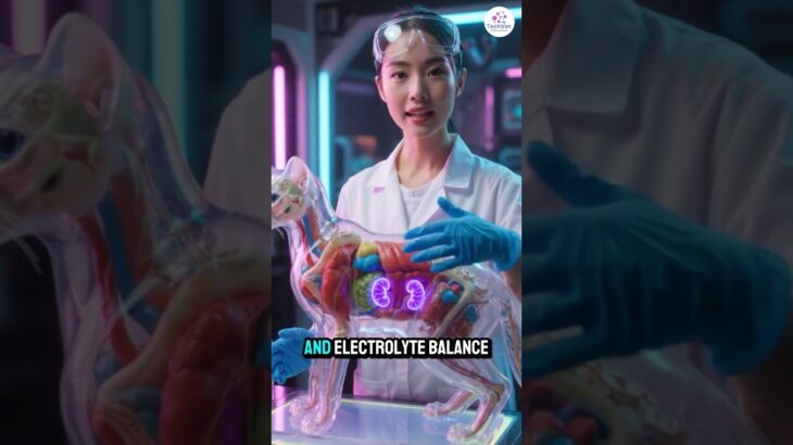 How Cat Kidneys Work: Filtration & Balance  #catlove #cat #animalanatomy #nft #futuretech