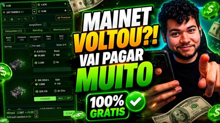JOGO NOVO NFT GRÁTIS LANÇANDO PARA CELULAR | MAINET