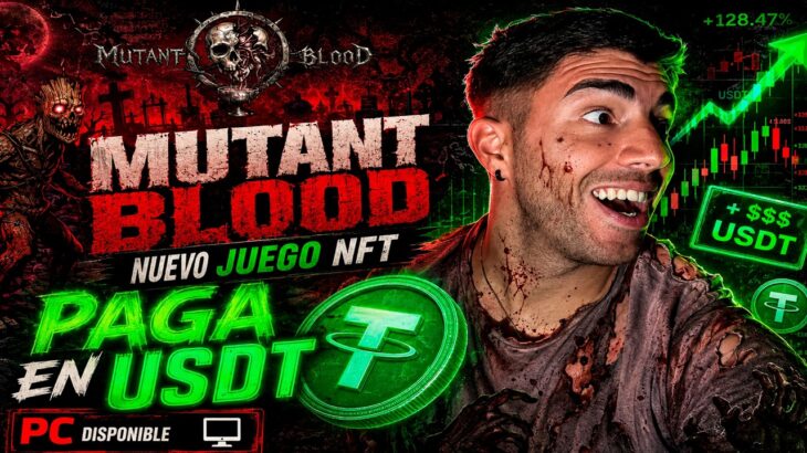 💸JUEGO NFT GRATIS de ZOMBIES🧟Gana USDT con Mutant Blood