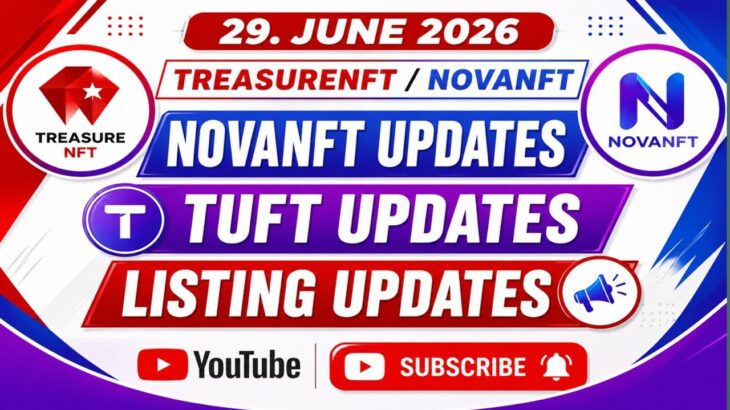 LIVE: TREASURE NFT MEETING | LATEST UPDATES AND INFORMATION | WITHDRAWAL UPDATE NOVANFT |