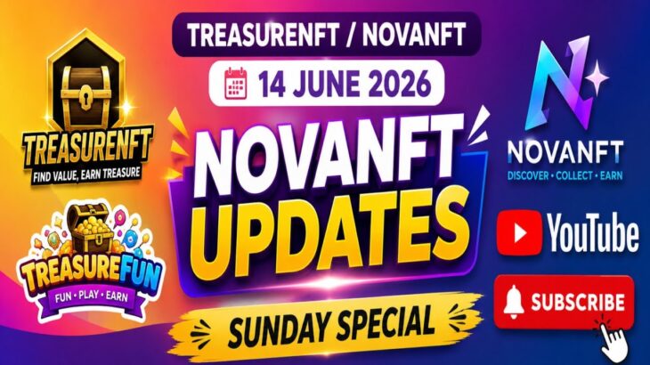 LIVE: TREASURE NFT MEETING | LATEST UPDATES AND INFORMATION | WITHDRAWAL UPDATE NOVANFT |