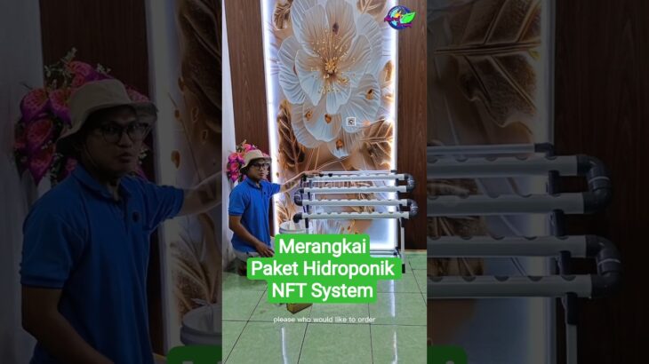 Merangkai Paket Hidroponik NFT System #NFT #amirulfarming #hidroponik #berkebun #fyp #fypシ #fypppppp