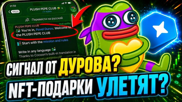 NFT-ПОДАРКИ УЛЕТЯТ? ДУРОВ ДАЕТ СИГНАЛ!