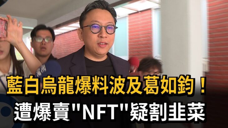 藍白烏龍爆料波及葛如鈞！ 遭爆賣「NFT」疑割韭菜－民視新聞