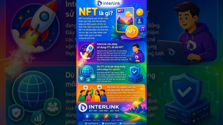 NFT là cánh cửa mở ra nhiều ứng dụng thực tế trong hệ sinh thái số. 🚀 #interlink #itlg #itl