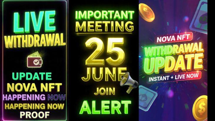 Nova Nft New Official Notifications Update Today Nova Nft Live Mitting Update Nova Nft Good News