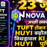 Nova Nft New Update Today | TUFT TOKAN Good News | Nova nft Withdrawal Update | Treasure Nft Update