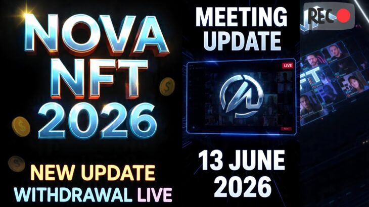 Nova nft live program // Nova nft live mitting information update 😊 treasure fun New Official notis