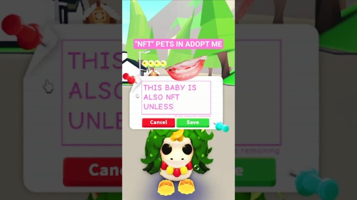 POV: ⚠️”NFT”⚠️PETS IN ADOPT ME!