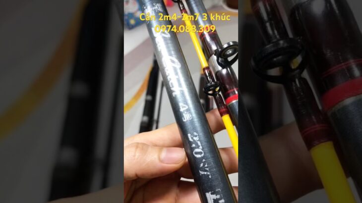 Review cần 2m4-2m7 NFT 3 khúc cứng 30-100. Câu biển, ngâm, lancer sông, hồ biển. #nft #docaubinhdinh