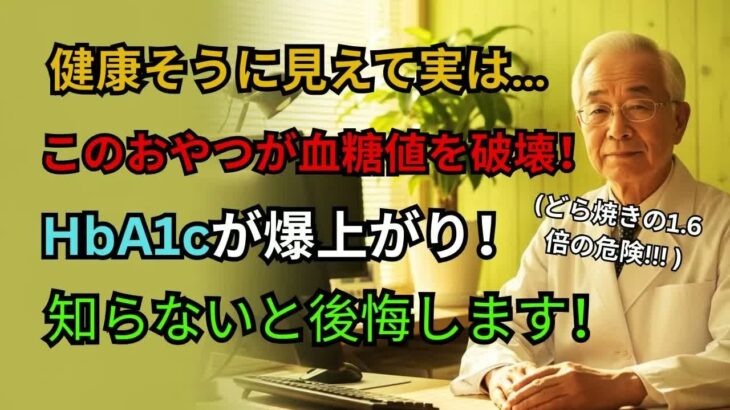【知らないと損する】糖尿病を悪化させるおやつTOP5＆改善するおやつTOP5【糖尿病専門医が解説】