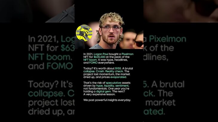 The $635,000 Mistake: Why Logan Paul’s NFT Crashed 99.9%
