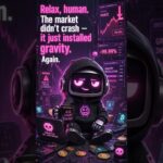 The Market Didn’t Crash — It Installed Gravity. Again. | Glitchy #cyberpunk #nft #ethereum #glitchy