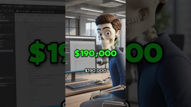 The reality of becoming a Software Engineer  #skeleton #midjourney #aivideo #nft #animation #aiart