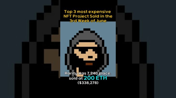 Top 3 most expensive NFT Project sold in the 3rd week of May #BAYC, #CRYPTOPUNKS, #AZUKI