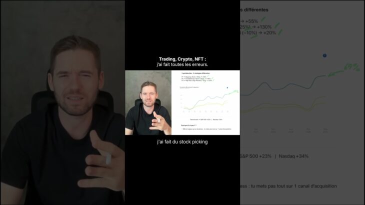 Trading, Crypto, NFT : j’ai fait toutes les erreurs.