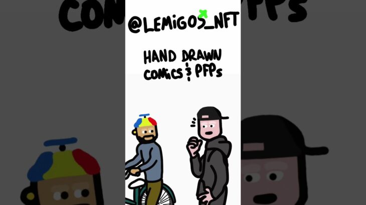 Upsies Daisies Migo #nft #handdrawn #COMICS #LEMIGOS