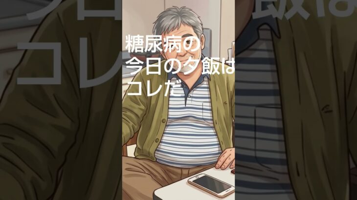 夕飯紹介　#糖尿病#shorts #ai