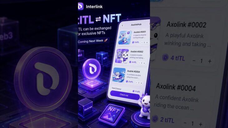 tITL sẽ có thể quy đổi sang NFT.  #InterLink #ITLG #ITL #ITLX