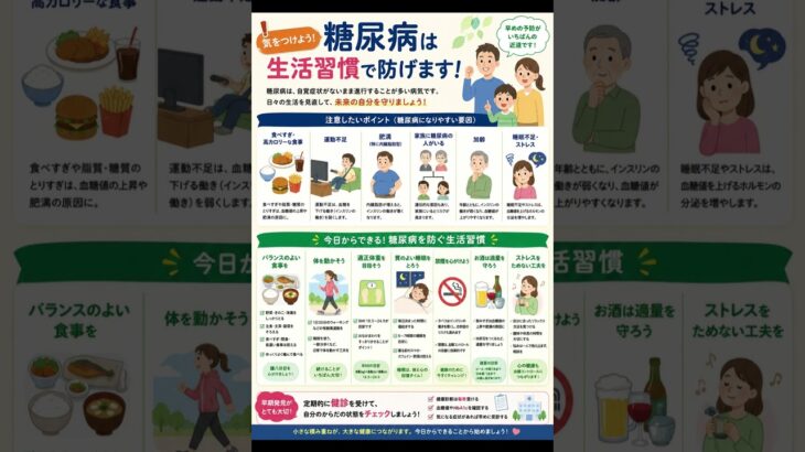糖尿病予備知識　#糖尿病 #クレパスチャンネル