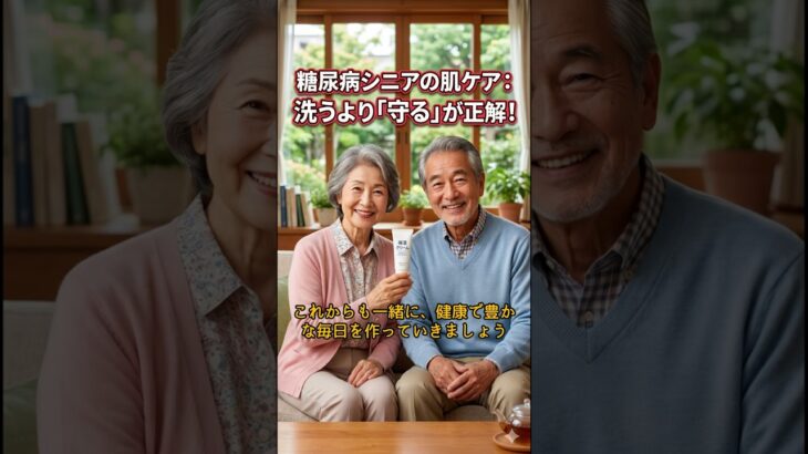 【糖尿病の皮膚ケア】「洗う」より「守る」が正解！シニアが知るべき肌の守り方