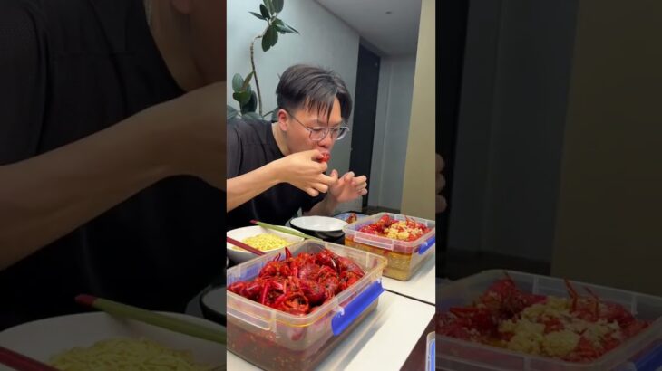 糖尿病救救我！我想吃小龙虾意面！！！ #糖尿病 #二型糖尿病 #小龙虾 #面条 #小然叽